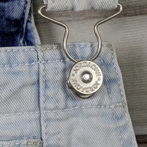 Vtg GIRL'S JORDACHE Denim and Floral Dress - Picture 8 of 15